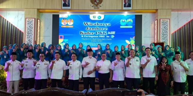 Peserta Jambore PKK Ke-54 Tingkat Sumbar(Foto: Istimewa)